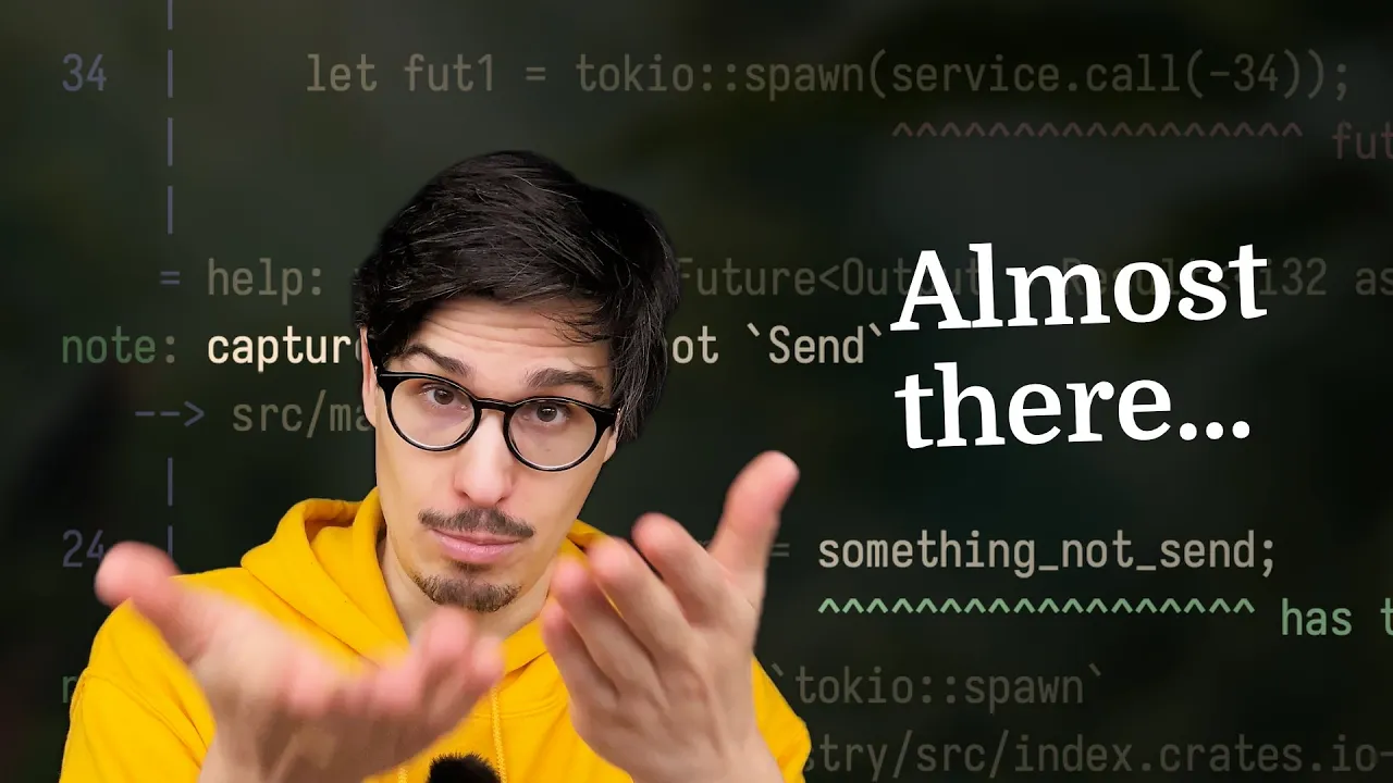 Thumbnail for Catching up with async Rust